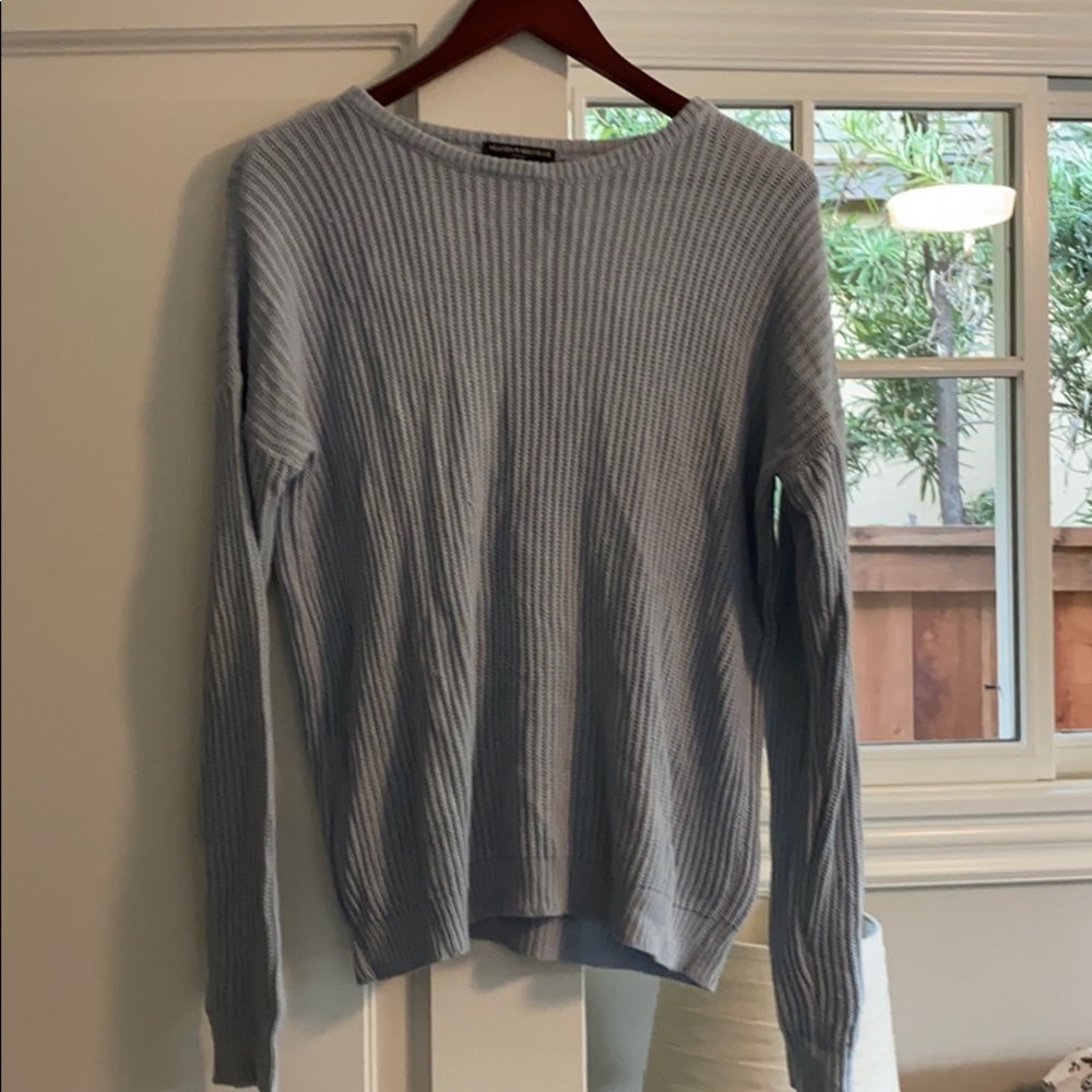 Oversized baby blue sweater